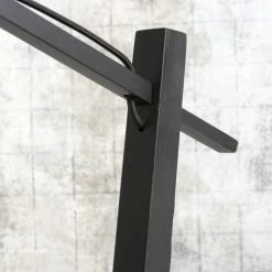 Good & Mojo Lampadaires Lampadaire En Bambou Noir/lin H176cm -Luminaires Soldes 2022 lampadaire en bambou noir lin h176cm 1