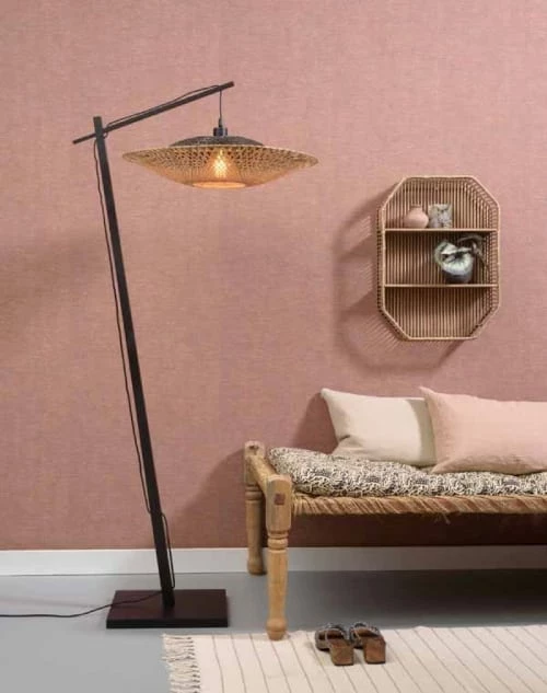 Good & Mojo Lampadaires Lampadaire En Bambou Noir Suspendu H176cm 4 Good & Mojo Lampadaires Lampadaire En Bambou Noir Suspendu H176cm â Image 2