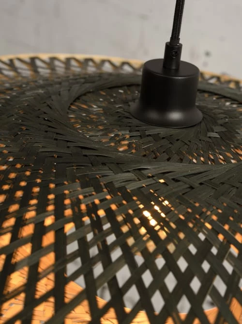 Good & Mojo Lampadaires Lampadaire En Bambou Noir Suspendu H176cm 5 Good & Mojo Lampadaires Lampadaire En Bambou Noir Suspendu H176cm â Image 3