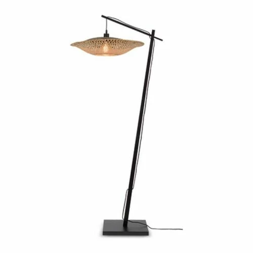 Good & Mojo Lampadaires Lampadaire En Bambou Noir Suspendu H176cm 3 Good & Mojo Lampadaires Lampadaire En Bambou Noir Suspendu H176cm