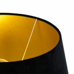 QAZQA Lampadaires Lampadaire En Bois Noir -Luminaires Soldes 2022 lampadaire en bois noir 9