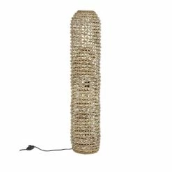 Pomax Lampadaires Lampadaire En Fibre Naturelle H120cm Naturel