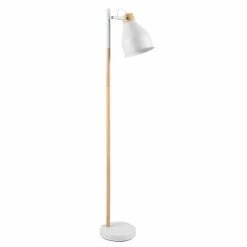 Maisons Du Monde Lampadaires Enfant Lampadaire En Hévéa Et Métal Blanc