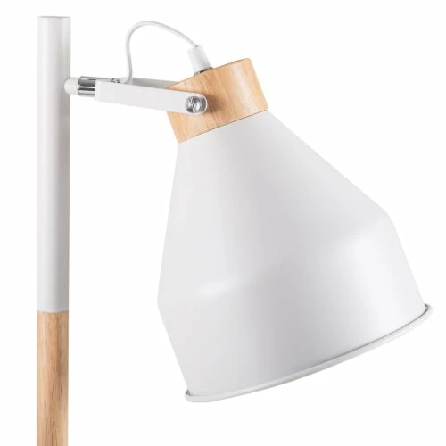 Maisons Du Monde Lampadaires Enfant Lampadaire En Hévéa Et Métal Blanc 4 Maisons Du Monde Lampadaires Enfant Lampadaire En Hévéa Et Métal Blanc – Image 2