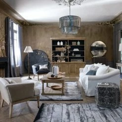 Maisons Du Monde Lampadaires Lampadaire En Manguier Et Abat-jour Coloris Lin H162 -Luminaires Soldes 2022 lampadaire en manguier et abat jour coloris lin h162 1000 8 9 191479 2