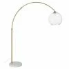 Maisons Du Monde Lampadaires Lampadaire En Marbre Blanc Et Métal Doré, Abat-jour Globe En Verre H153 -Luminaires Soldes 2022 lampadaire en marbre blanc et metal dore abat jour globe en verre h153 1000 4 12 226291 1