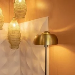 Pirouette Paris Lampadaires Lampadaire En Marbre Et Métal Noir Et Doré H160 -Luminaires Soldes 2022 lampadaire en marbre et metal noir et dore h160 2