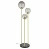 Maisons Du Monde Lampadaires Lampadaire En Marbre Noir, Tiges En Métal Doré Et Globes En Verre Teinte Fumé H155 -Luminaires Soldes 2022 lampadaire en marbre noir tiges en metal dore et globes en verre teinte fume h155 1000 2 22 226629 1