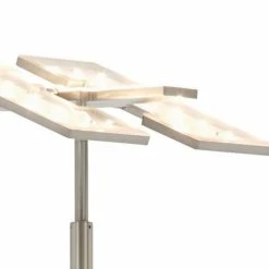 Brilliant Lampadaires Lampadaire En Métal Argenté -Luminaires Soldes 2022 lampadaire en metal argente 10