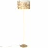Maisons Du Monde Lampadaires Lampadaire En Métal Doré Abat-jour Blanc Ginkgo Doré H153 -Luminaires Soldes 2022 lampadaire en metal dore abat jour blanc ginkgo dore h153 1000 8 19 204773 1