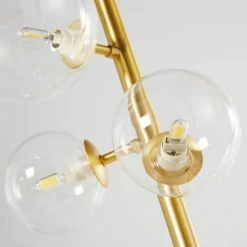 Maisons Du Monde Lampadaires Lampadaire En Métal Doré Et 6 Globes En Verre H160 -Luminaires Soldes 2022 lampadaire en metal dore et 6 globes en verre h160 1000 10 38 182488 3