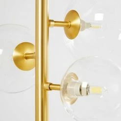 Maisons Du Monde Lampadaires Lampadaire En Métal Doré Et 6 Globes En Verre H160 -Luminaires Soldes 2022 lampadaire en metal dore et 6 globes en verre h160 1000 10 38 182488 4