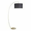 Maisons Du Monde Lampadaires Lampadaire En Métal Doré Et Abat-jour En Coton Noir H181 -Luminaires Soldes 2022 lampadaire en metal dore et abat jour en coton noir h181 1000 13 34 226436 1