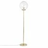 Maisons Du Monde Lampadaires Lampadaire En Métal Doré Et Globe En Verre H152 -Luminaires Soldes 2022 lampadaire en metal dore et globe en verre h152 1000 1 39 195076 1