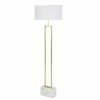 Maisons Du Monde Lampadaires Lampadaire En Métal Doré Et Marbre Blanc H159 -Luminaires Soldes 2022 lampadaire en metal dore et marbre blanc h159 1000 11 40 215044 1