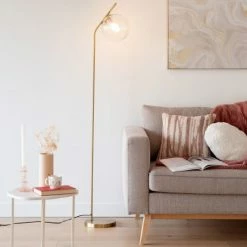 Maisons Du Monde Lampadaires Lampadaire En Métal Doré H163 -Luminaires Soldes 2022 lampadaire en metal dore h163 1000 15 35 228733 4