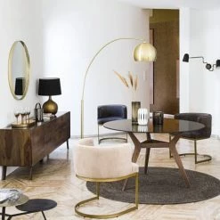 Maisons Du Monde Lampadaires Lampadaire En Métal Doré H206cm -Luminaires Soldes 2022 lampadaire en metal dore h206cm 1000 9 9 165198 7