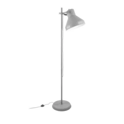 Leitmotiv Lampadaires Lampadaire En Métal Noir -Luminaires Soldes 2022 lampadaire en metal gris