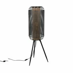 Dutchbone Lampadaires Lampadaire En Métal H111cm Noir