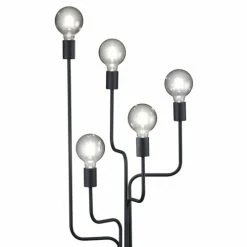 Trio Lampadaires Lampadaire En Métal Noir -Luminaires Soldes 2022 lampadaire en metal noir 41