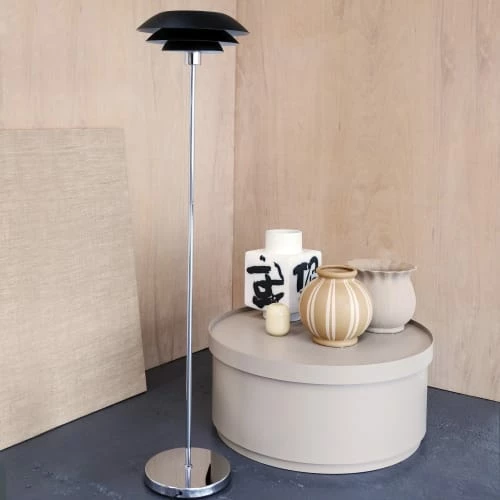 Dyberg Larsen Lampadaires Lampadaire En Métal Noir Mat, H 133 Cm D 31 Cm 6 Dyberg Larsen Lampadaires Lampadaire En Métal Noir Mat, H 133 Cm D 31 Cm – Image 4