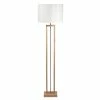 Maisons Du Monde Lampadaires Lampadaire En Terminalier Et Abat-jour En Coton Blanc H165 -Luminaires Soldes 2022 lampadaire en terminalier et abat jour en coton blanc h165 1000 13 13 158232 1