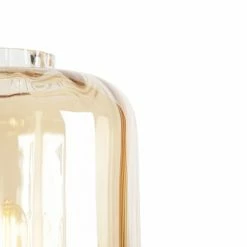 QAZQA Lampadaires Lampadaire En Verre Beige -Luminaires Soldes 2022 lampadaire en verre beige 4