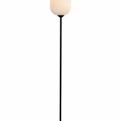 Dyberg Larsen Lampadaires Lampadaire En Verre Et Métal Noir Mat, H 150 Cm D 20 Cm -Luminaires Soldes 2022 lampadaire en verre et metal noir mat h 150 cm d 20 cm 2
