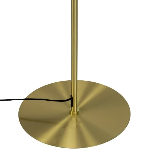 Dyberg Larsen Lampadaires Lampadaire En Verre Fumé Et Laiton, H 160 Cm D 34 Cm 6 Dyberg Larsen Lampadaires Lampadaire En Verre Fumé Et Laiton, H 160 Cm D 34 Cm – Image 4