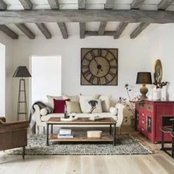 Maisons Du Monde Lampadaires Lampadaire étagère En Jujubier Et Abat-jour Gris H172 -Luminaires Soldes 2022 lampadaire etagere en jujubier et abat jour gris h172 1000 16 8 203778 3