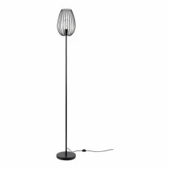 Lampea Lampadaires Lampadaire Industriel En Métal Noir 160 Cm