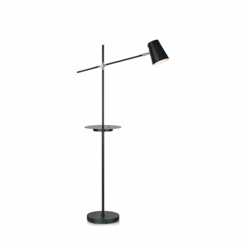 Markslöjd Lampadaires Lampadaire Liseuse Avec Tablette Et Port USB Noir H144cm 3 Markslöjd Lampadaires Lampadaire Liseuse Avec Tablette Et Port USB Noir H144cm