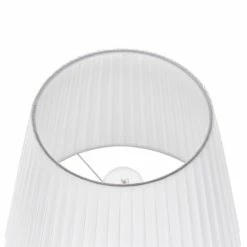 Beliani Lampes à Poser Lampadaire Noir Et Blanc En Métal -Luminaires Soldes 2022 lampadaire noir et blanc en metal 2