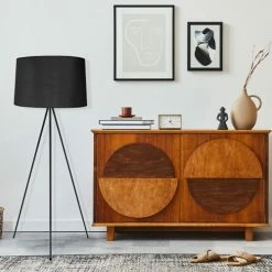 LUMISKY Lampadaires Lampadaire Salon Métal Noir H140CM -Luminaires Soldes 2022 lampadaire salon metal noir h140cm 4