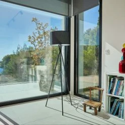 LUMISKY Lampadaires Lampadaire Salon Métal Noir H150CM -Luminaires Soldes 2022 lampadaire salon metal noir h150cm 3