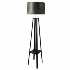 Metropolight Lampadaires Lampadaire Simili Cuir/métal H170,5cm