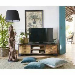 Maisons Du Monde Lampadaires Lampadaire Singe Et Abat-jour Noir H156 -Luminaires Soldes 2022 lampadaire singe et abat jour noir h156 1000 15 27 177393 2