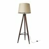 Dutchbone Lampadaires Lampadaire Trépied Bois Et Coton Blanc Cassé -Luminaires Soldes 2022 lampadaire trepied bois et coton blanc casse