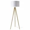 Maisons Du Monde Lampadaires Lampadaire Trépied En Frêne Avec Abat-jour En Coton Blanc H156 -Luminaires Soldes 2022 lampadaire trepied en frene avec abat jour en coton blanc h156 1000 11 1 154694 2