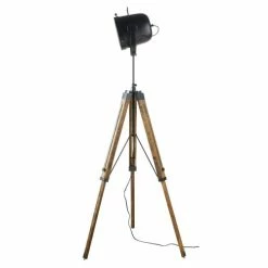 Maisons Du Monde Lampadaires Lampadaire Trépied En Manguier Et Métal Noir H130 -Luminaires Soldes 2022 lampadaire trepied en manguier et metal noir h130 1000 12 37 191466 3