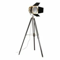 Nouvelles versions 16 Maisons Du Monde Lampadaires Lampadaire Trépied En Métal Cuivré H 174 Cm