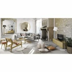 Maisons Du Monde Lampadaires Lampadaire Trépied En Paulownia Et Abat-jour Gris H150 -Luminaires Soldes 2022 lampadaire trepied en paulownia et abat jour gris h150 1000 10 16 146550 12