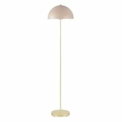 Maisons Du Monde Lampadaires Lampadaire Vintage En Métal Doré Et Rose H151
