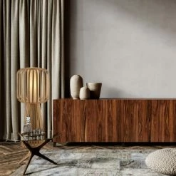 Lo Select Lampes à Poser Lampadairebamboo Bois E27 -Luminaires Soldes 2022 lampadairebamboo bois e27 2