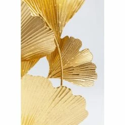 Kare Design Lampes à Poser Lampe 5 Feuilles De Ginkgo Acier Doré Et Abat-jour Coton Noir -Luminaires Soldes 2022 lampe 5 feuilles de ginkgo acier dore et abat jour coton noir 2