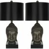 Safavieh Lampes à Poser Lampe à Poser Abat-jour En Tissu Et Pied En Résine Noir (x2) 1 Safavieh Lampes à Poser Lampe à Poser Abat-jour En Tissu Et Pied En Résine Noir (x2) -Luminaires Soldes 2022 lampe a poser abat jour en tissu et pied en resine noir x2