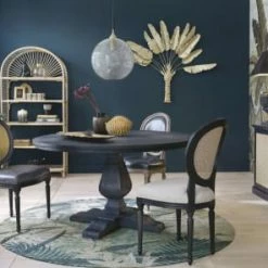 Maisons Du Monde Lampes à Poser Lampe à Poser Avec Pied Sculpté Noire -Luminaires Soldes 2022 lampe a poser avec pied sculpte noire 1000 8 32 211879 3