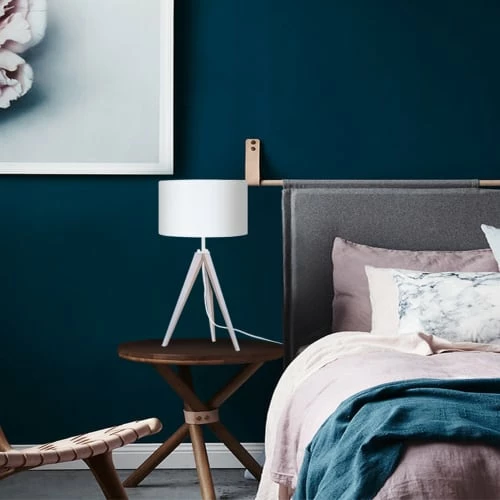 Tosel Lampes à Poser Lampe A Poser Bois Naturel Et Noir 7 Tosel Lampes à Poser Lampe A Poser Bois Naturel Et Noir – Image 5