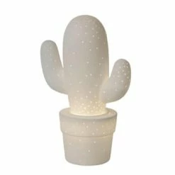 Lucide Lampes à Poser Lampe à Poser Céramique Rose H30.5cm -Luminaires Soldes 2022 lampe a poser ceramique blanc h30 5cm