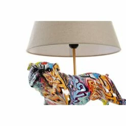 Wadiga Lampes à Poser Lampe à Poser Chien Bouledogue Multicolore 38x36x47cm -Luminaires Soldes 2022 lampe a poser chien bouledogue multicolore 38x36x47cm 2